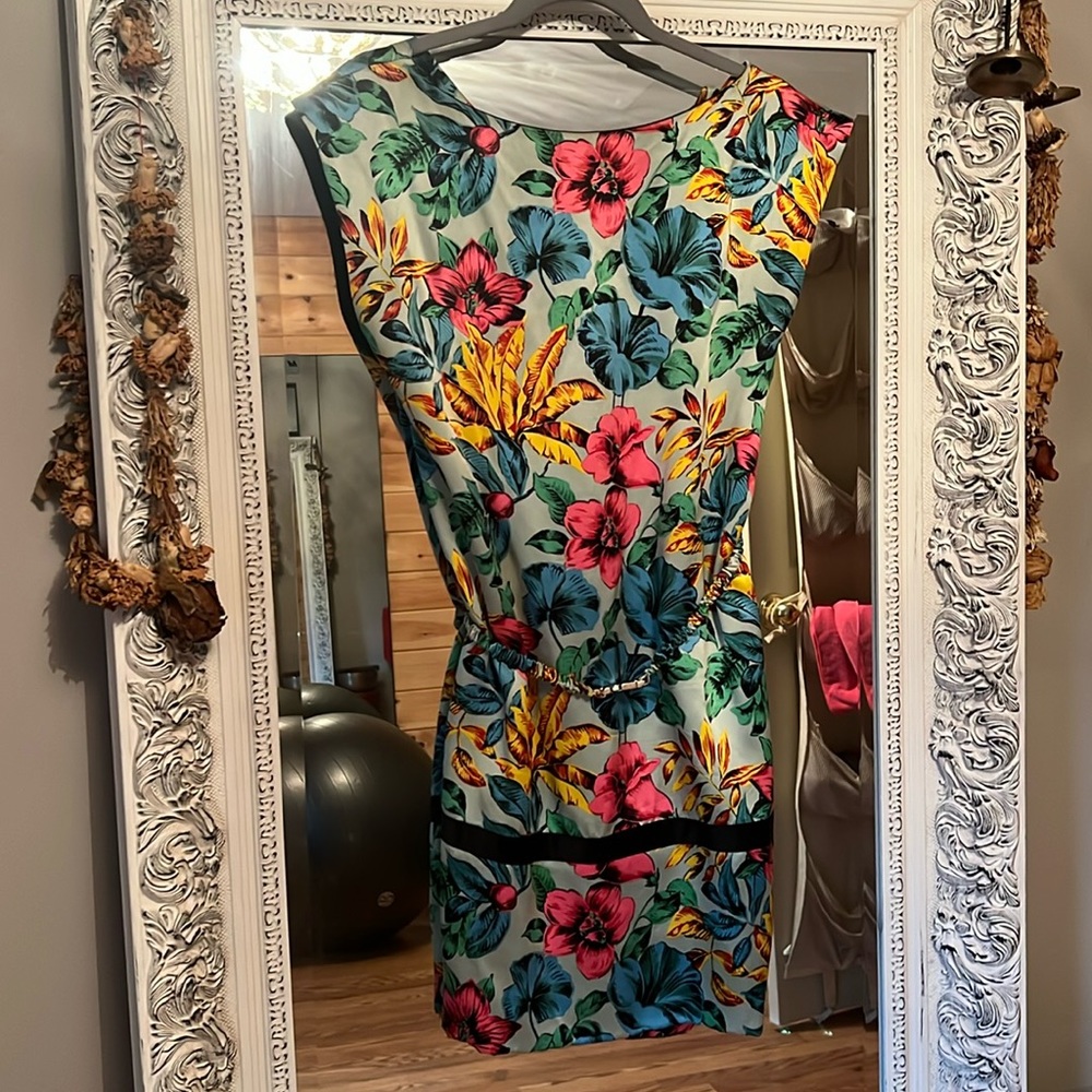 Marc by Marc Jacobs floral silk dress.